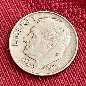 Vintage 1965 Roosevelt Dime